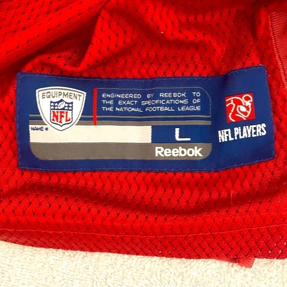 Houston Texans NFL Reebok Jersey Size Large Red White Reebok Mario Williams - Picture 11 of 11